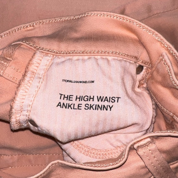 7FAMK Coral High Waist Ankle Skinny Jean _ Size 24 - Picture 6 of 7